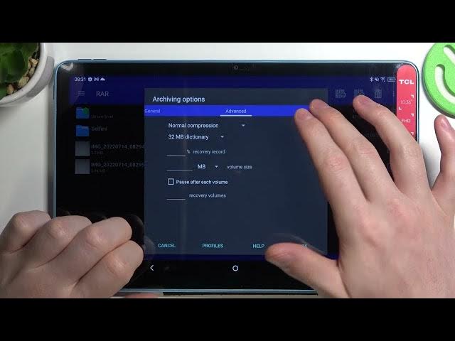 Video thumbnail for How to Pack Files into Rar & Zip Archives on the TCL 10 TabMax - RAR App