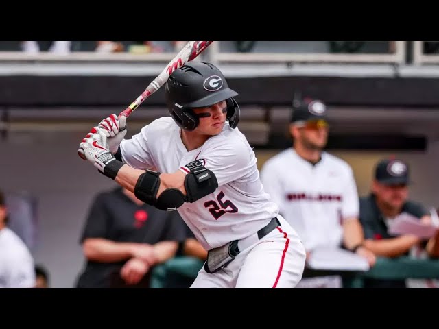 Video thumbnail for Daniel Jackson 2025 College Baseball Highlights! | Georgia Bulldogs