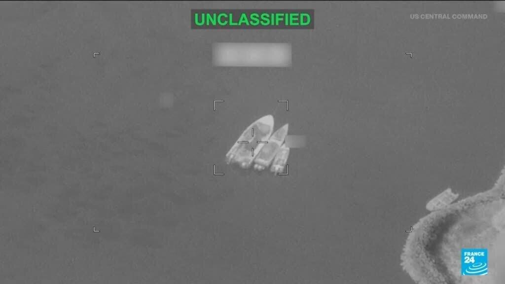 Video thumbnail for Iran targets Bahrain and Kuwait after US launches strikes