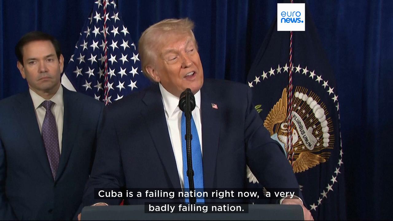 Video thumbnail for Cuba is something we'll end up talking about, says Trump
