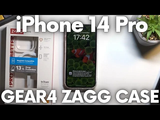 Video thumbnail for iPhone 14 Pro - gear4 ZAGG Crystal Palace Case | MagSafe Compatible