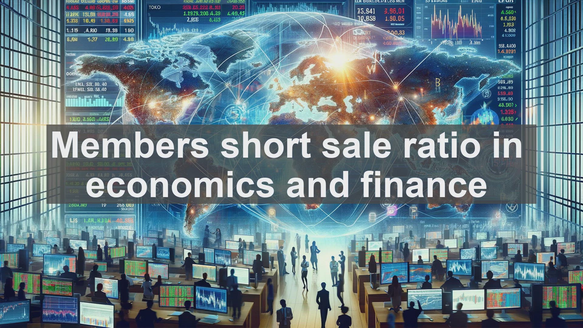 'Video thumbnail for Members short sale ratio in economics and finance'