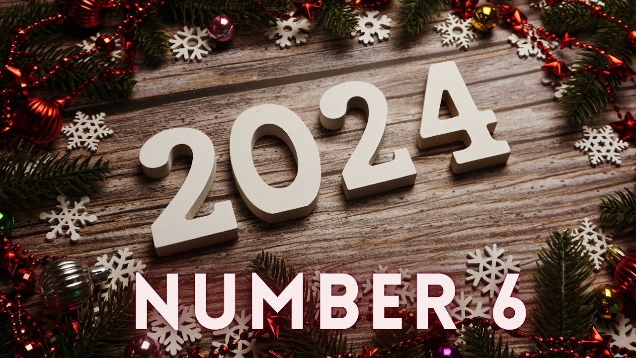 'Video thumbnail for 2024 numerology for number 6 video blog'