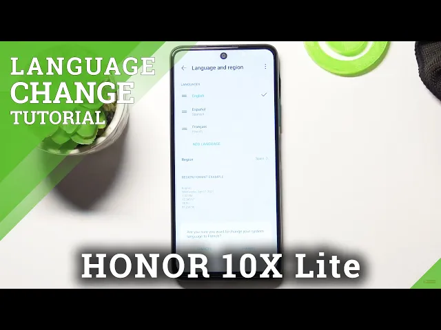 Video thumbnail for How to Change Language in HONOR 10X Lite – List of Language
