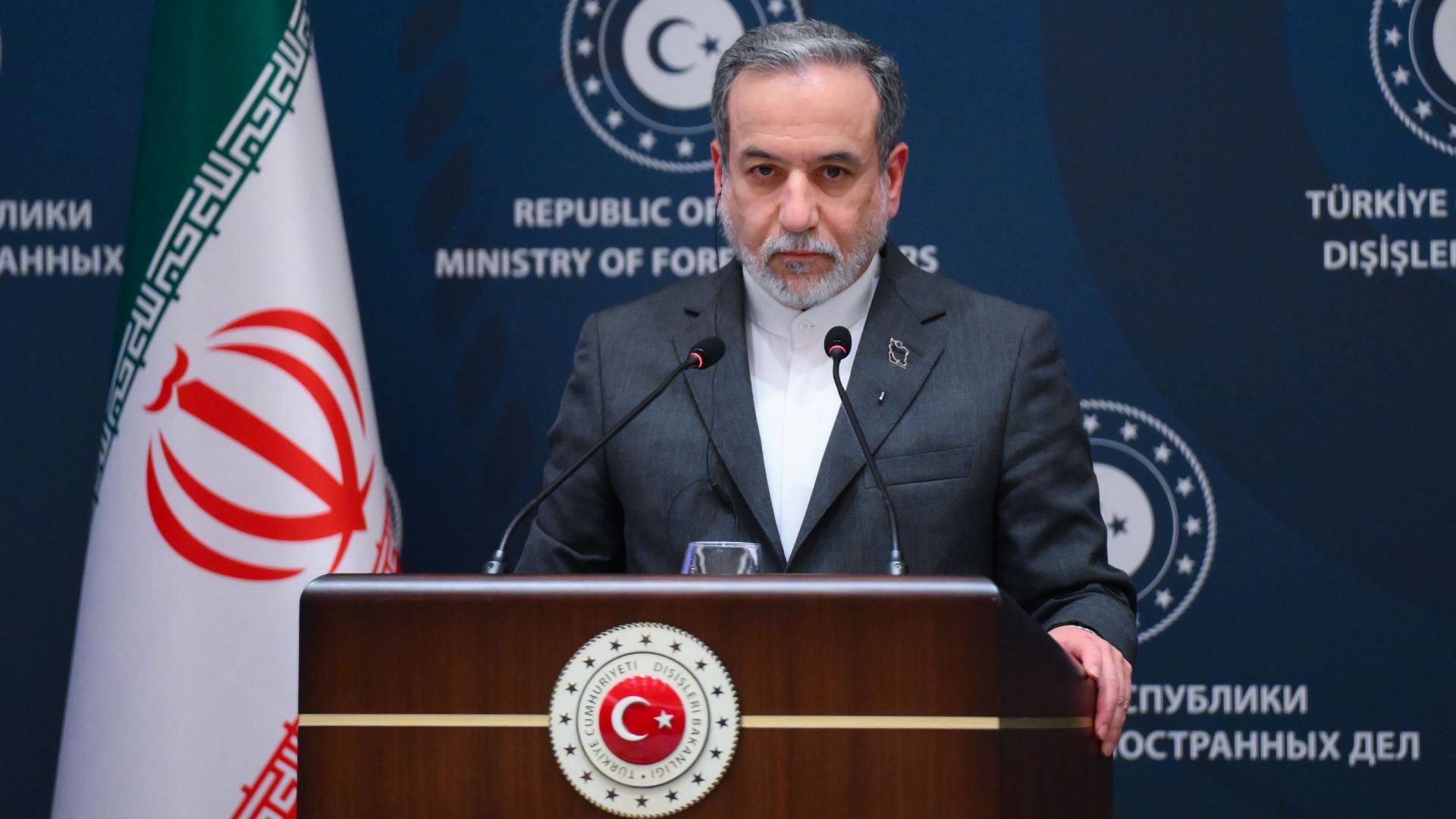 Video thumbnail for Iran’s FM Araghchi rejects US interference, vows to keep uranium enrichment rights