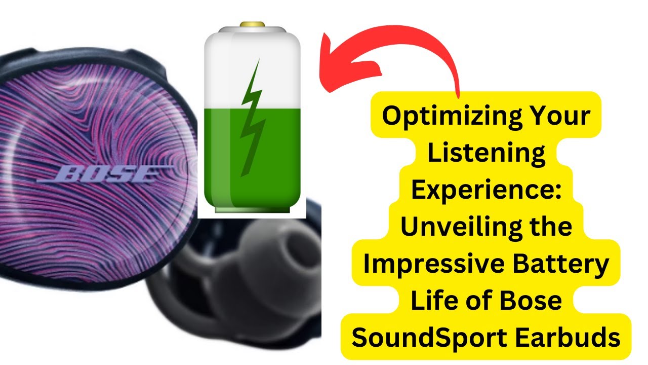 'Video thumbnail for Unveiling the Impressive Battery Life of Bose SoundSport Earbuds'