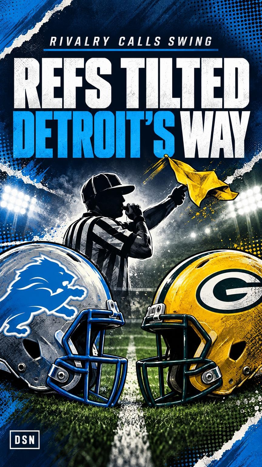 Video thumbnail for The Lions got the calls — and the Packers have no reason to complain