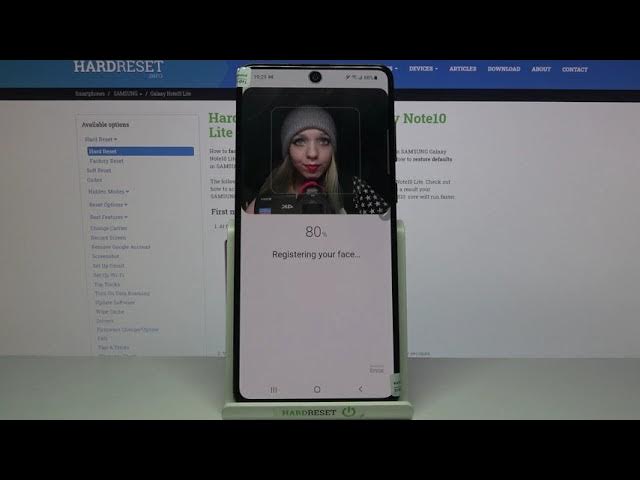 Video thumbnail for How to Add Face Unlock in SAMSUNG Galaxy Note 10 Lite – Set Face Recognition