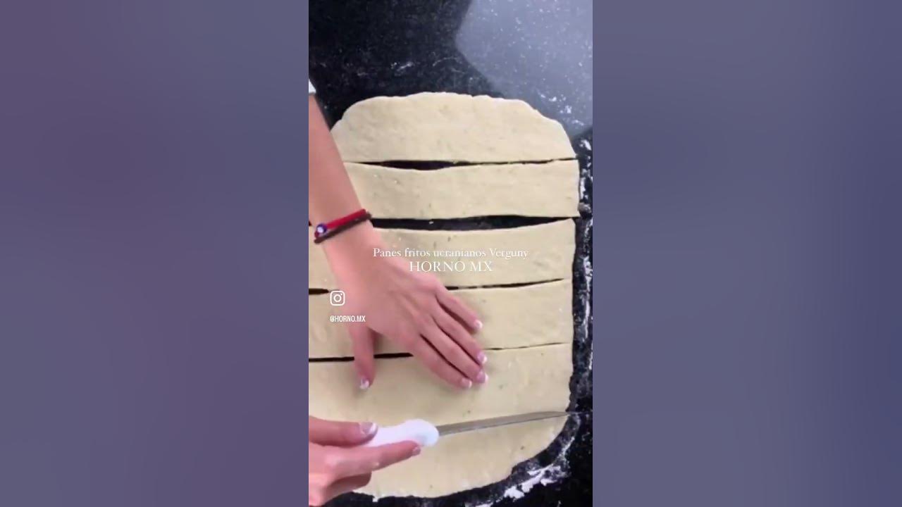 Video thumbnail for Panes fritos ucranianos Verguny Horno MX receta #shorts
