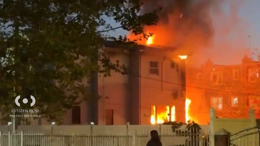 Video thumbnail for Person hurt after blaze consumes Throggs Neck home