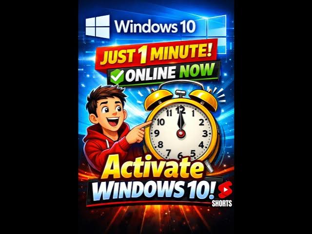 Video thumbnail for How to Remove the Activate Windows 10 Watermark #ytshorts #windows10 #computertips