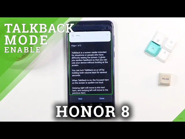 Video thumbnail for How to Use TalkBack on HONOR 8 – Activate TalkBack