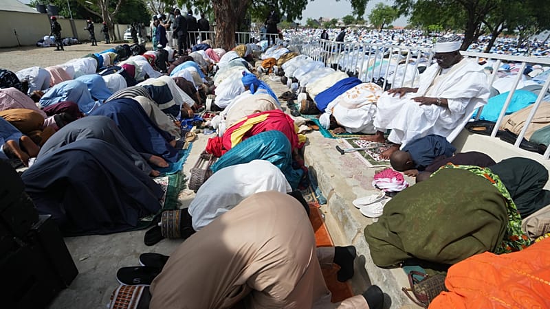 Video thumbnail for Nigerian Muslims celebrate Eid al-Kabir amid cost of living crisis