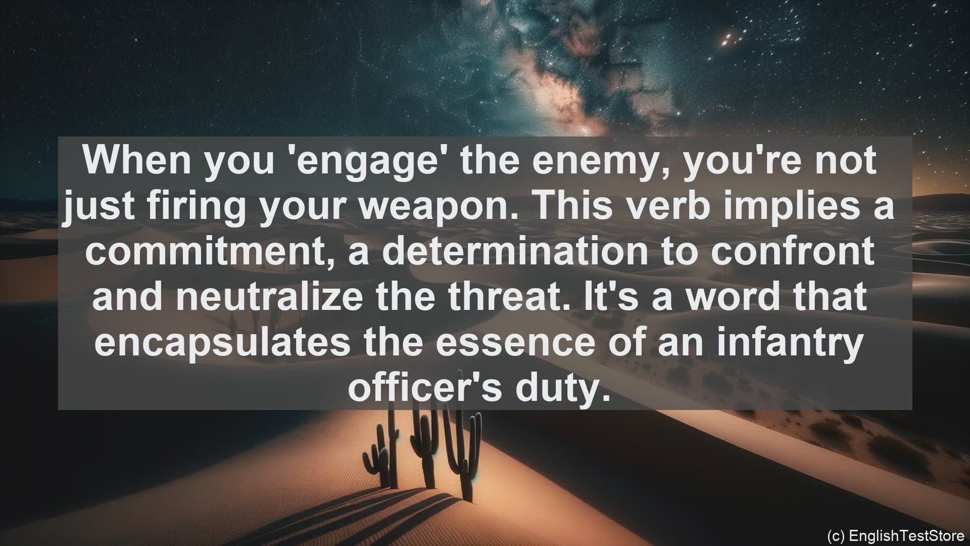'Video thumbnail for Top 10 English Verbs for Infantry Officers'