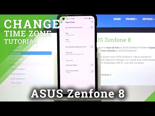 Video thumbnail for How to Change Date and Time in ASUS ZenFone 8 – Find Time Zone Options