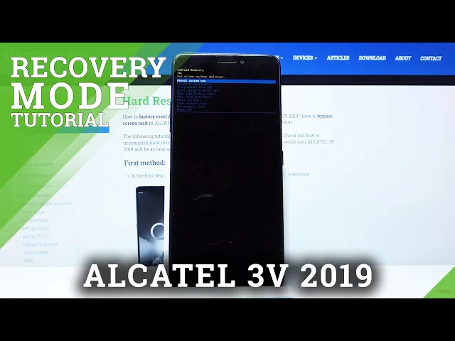 Video thumbnail for How to Enter Recovery Mode in ALCATEL 3V 2019 – Exit Recovery Mode