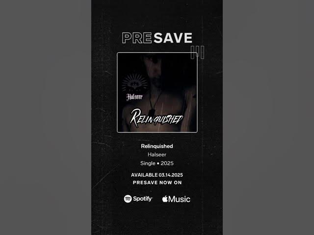 Video thumbnail for Relinquished #halseer #music