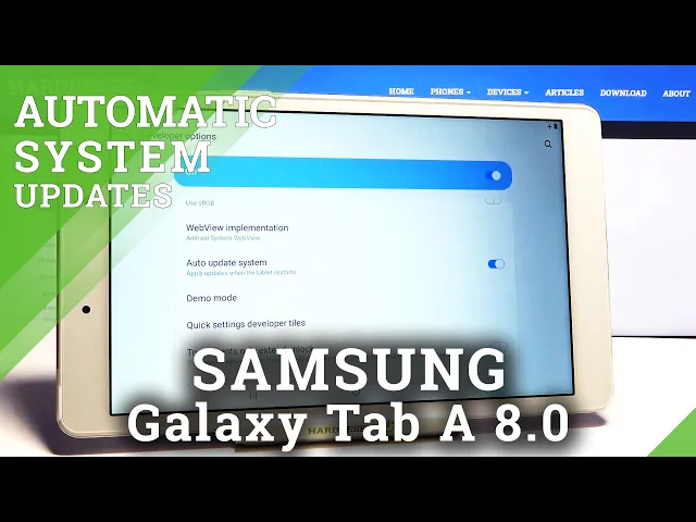 Video thumbnail for How to Activate Automatic System Updates in SAMSUNG Galaxy Tab A 8.0’’ – Software Actualizations