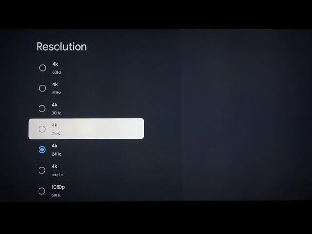 Video thumbnail for How to Change Screen Refresh Rate on GOOGLE Chromecast Ultra 4K - Set 4K 60Hz on Google Home app