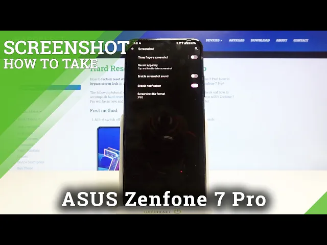 Video thumbnail for Screenshot Settings in ASUS Zenfone 7 Pro - Change Screenshot Format