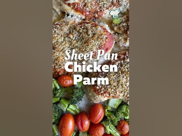 Video thumbnail for Sheet Pan Chicken Parmesan | Low Sodium High Protein Dinner #shorts