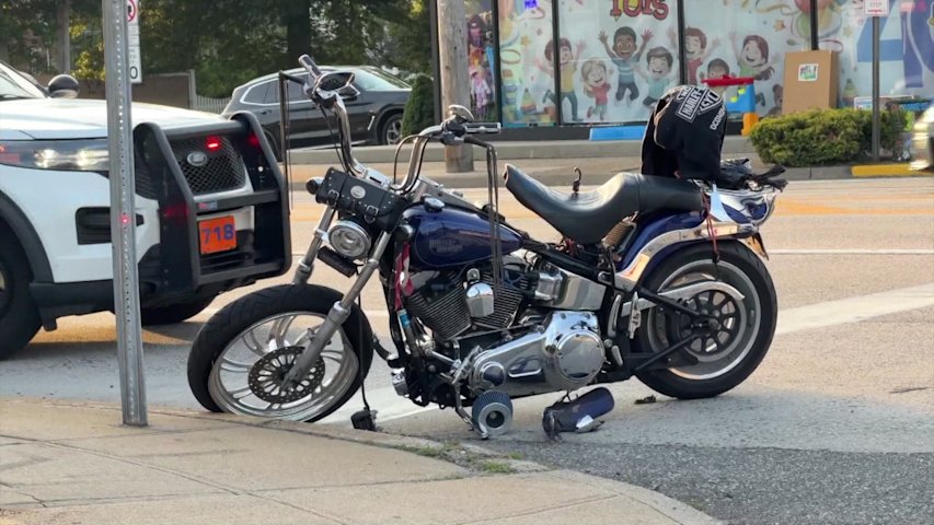 Video thumbnail for 64-year-old motorcyclist seriously injured in Seaford crash