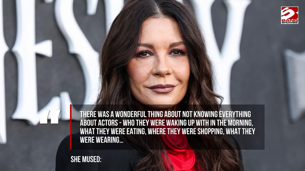 Video thumbnail for Catherine Zeta-Jones: 'Social media is killing the mystique of movies'