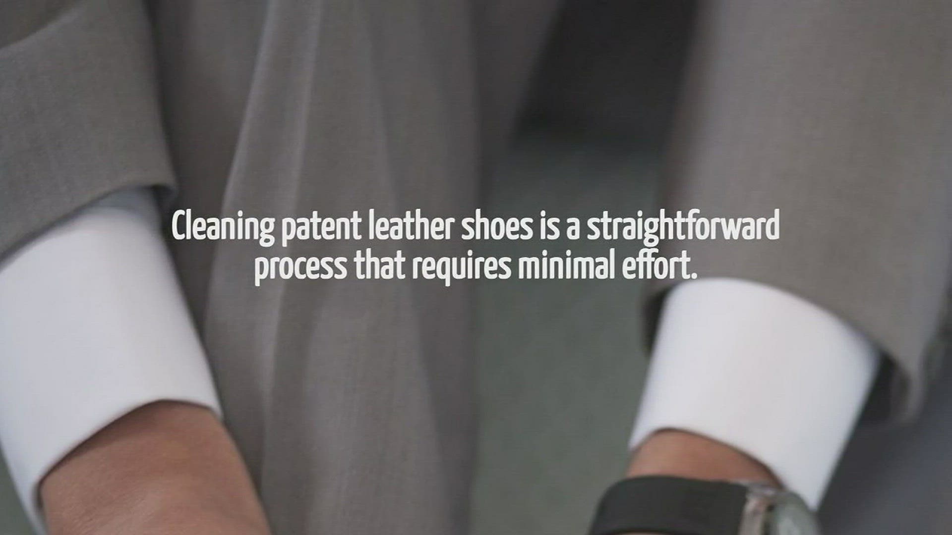 Video thumbnail for How To Clean Patent Leather Shoes