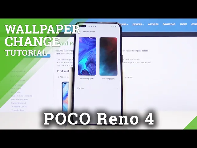 Video thumbnail for How to Change Wallpaper on OPPO Reno4 – Refresh Your Display