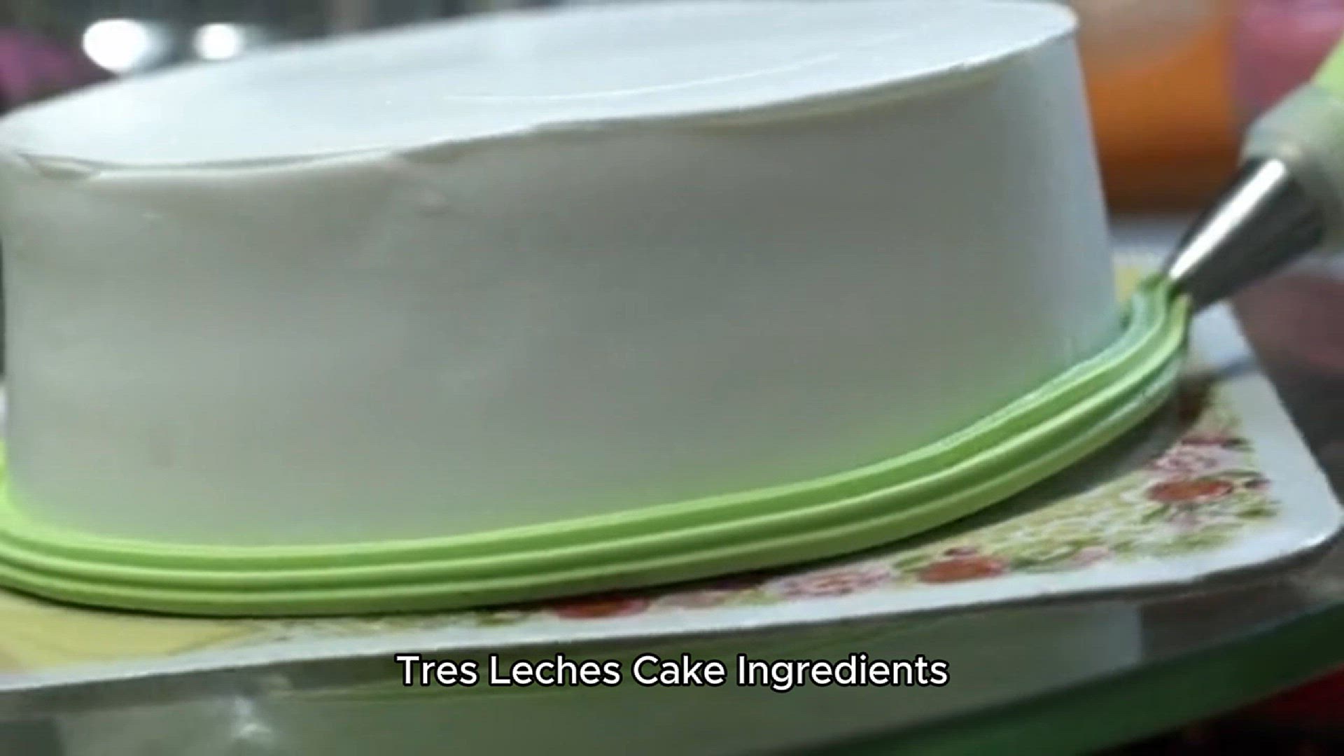 Video thumbnail for Tres leches recipe