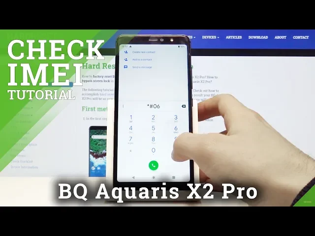 Video thumbnail for How to Check IMEI BQ Aquaris X2 Pro – Find IMEI / SN Number