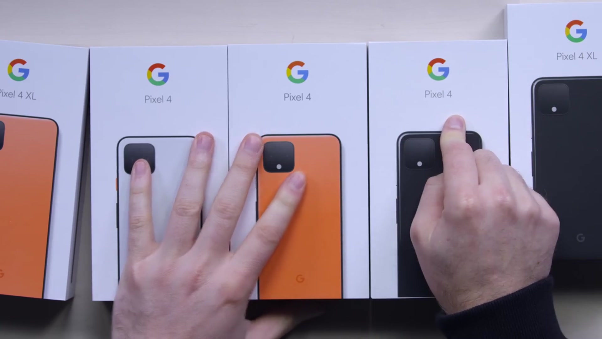 'Video thumbnail for Unboxing Every Google Pixel 4'