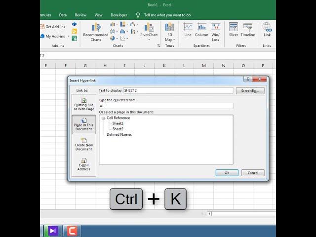 Video thumbnail for SHORTCUT MEMBUAT HYPERLINK PADA EXCEL