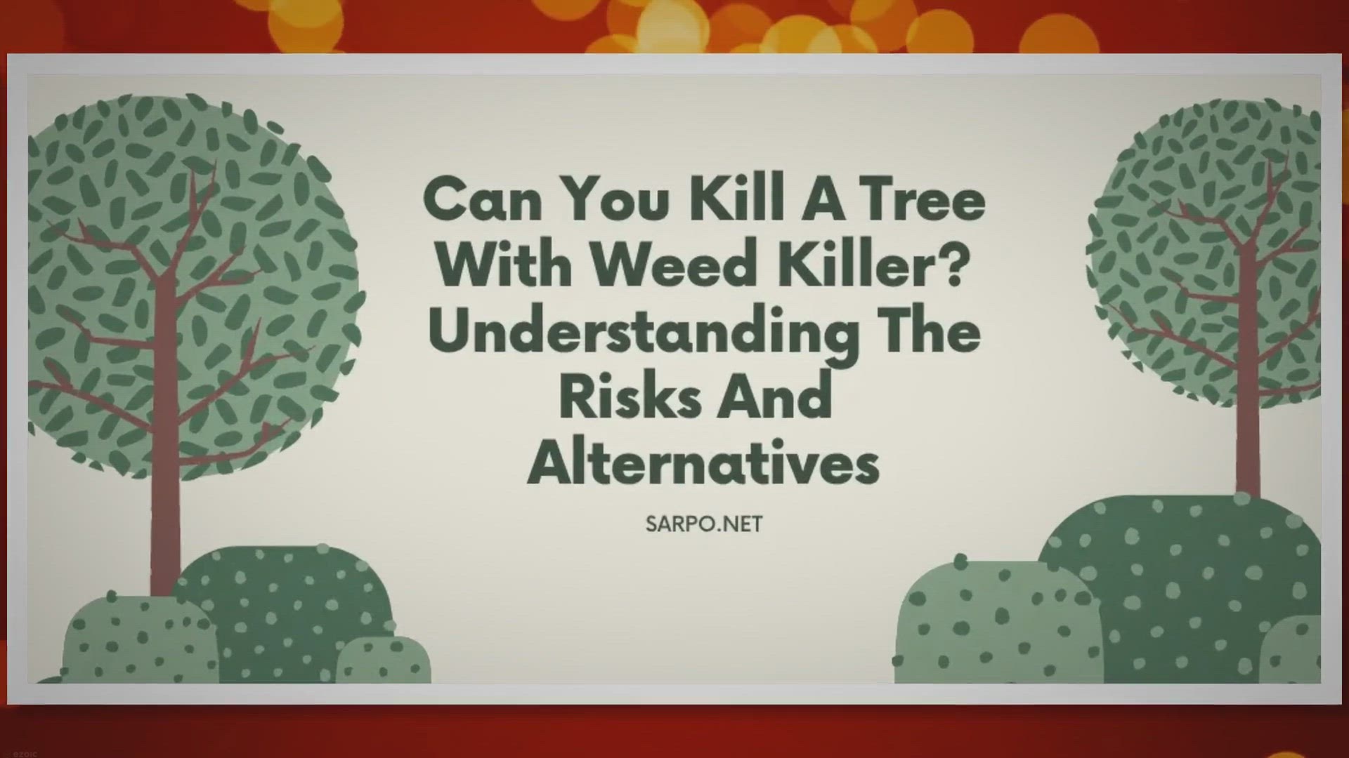 Video thumbnail for Can You Kill A Tree With Weed Killer? Understanding The Risks And Alternatives