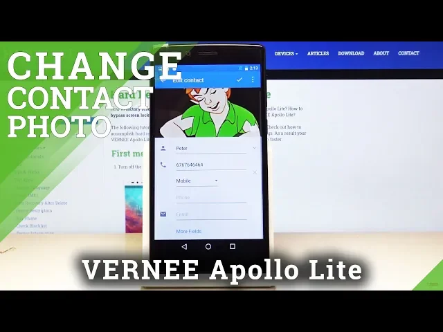 Video thumbnail for How to Add Profile Picture in VERNEE Apollo Lite – Set Up Contact Photo