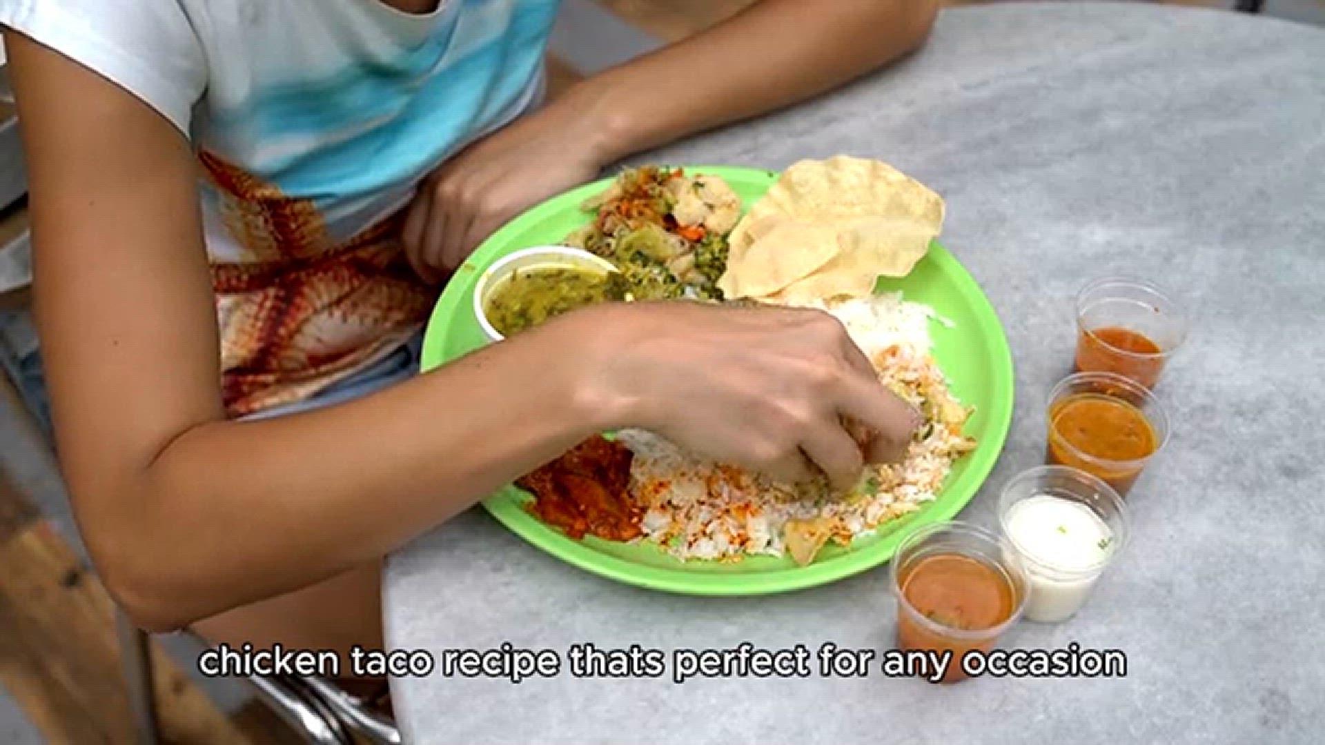 'Video thumbnail for Chicken taco recipe'
