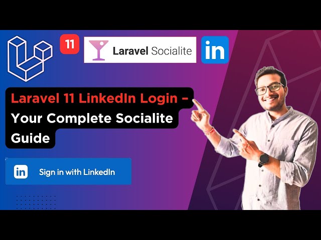 Video thumbnail for Effortless LinkedIn Login in Laravel 11 – Socialite Integration in Minutes