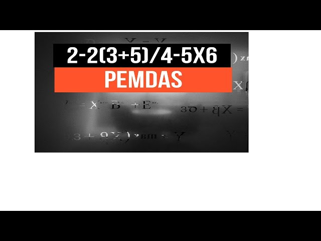 Video thumbnail for How To Correctly Perform the Order Of Operations (PEMDAS)