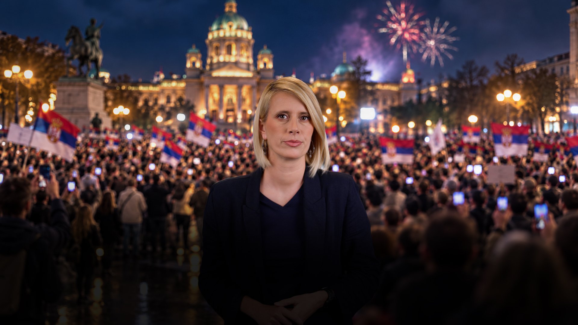 Video thumbnail for Students topple Vucic’s government in Serbia