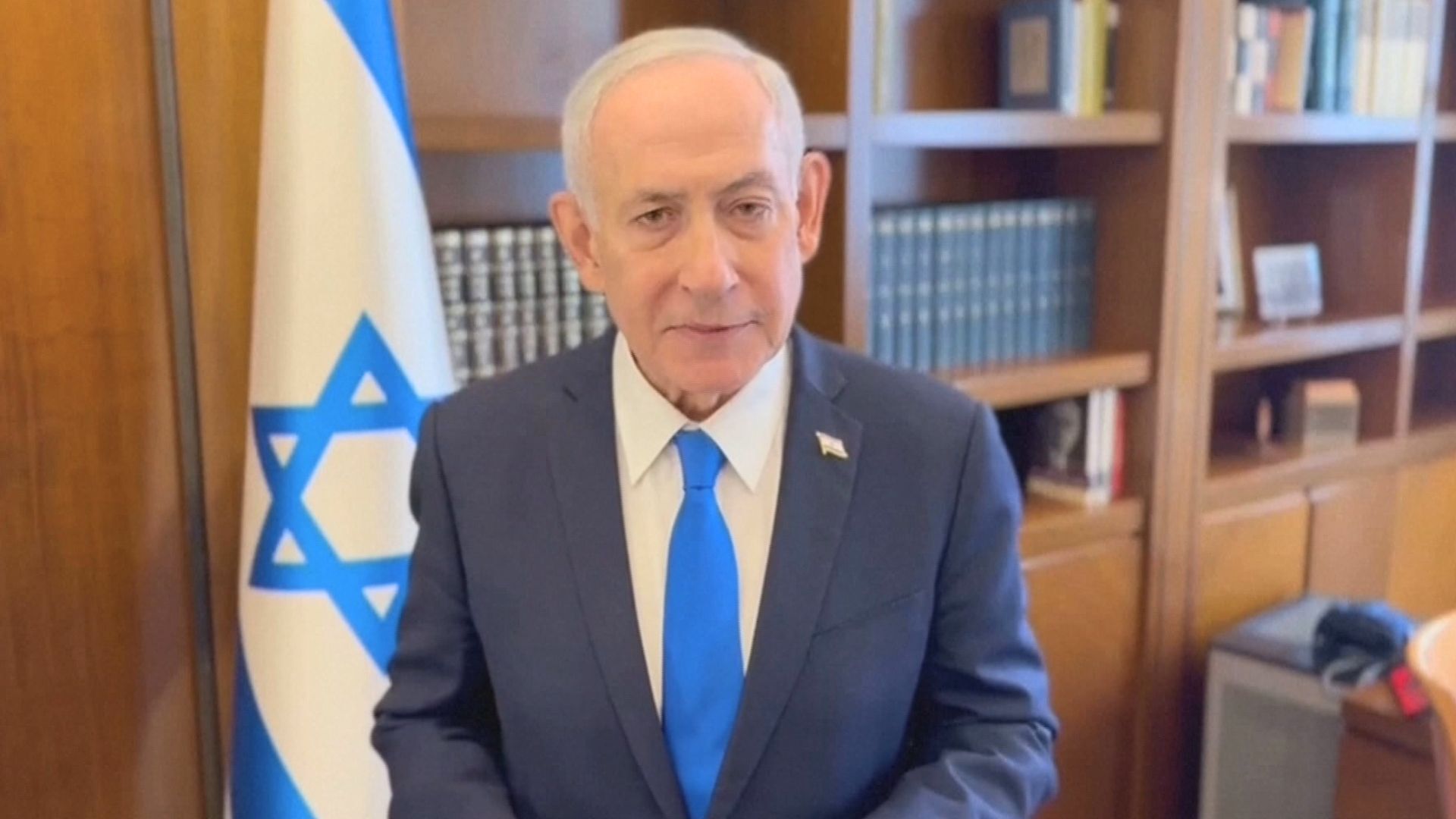 Video thumbnail for Netanyahu says Israeli army struck railways, bridges in Iran