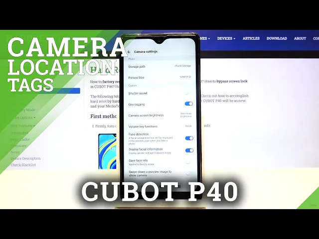Video thumbnail for How to Activate Camera Location Tags on CUBOT P40 - Geotagging