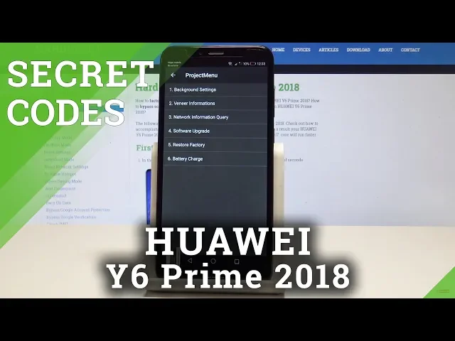 Video thumbnail for HUAWEI Y6 Prime 2018 SECRET CODES / Hidden Modes / Advanced Options