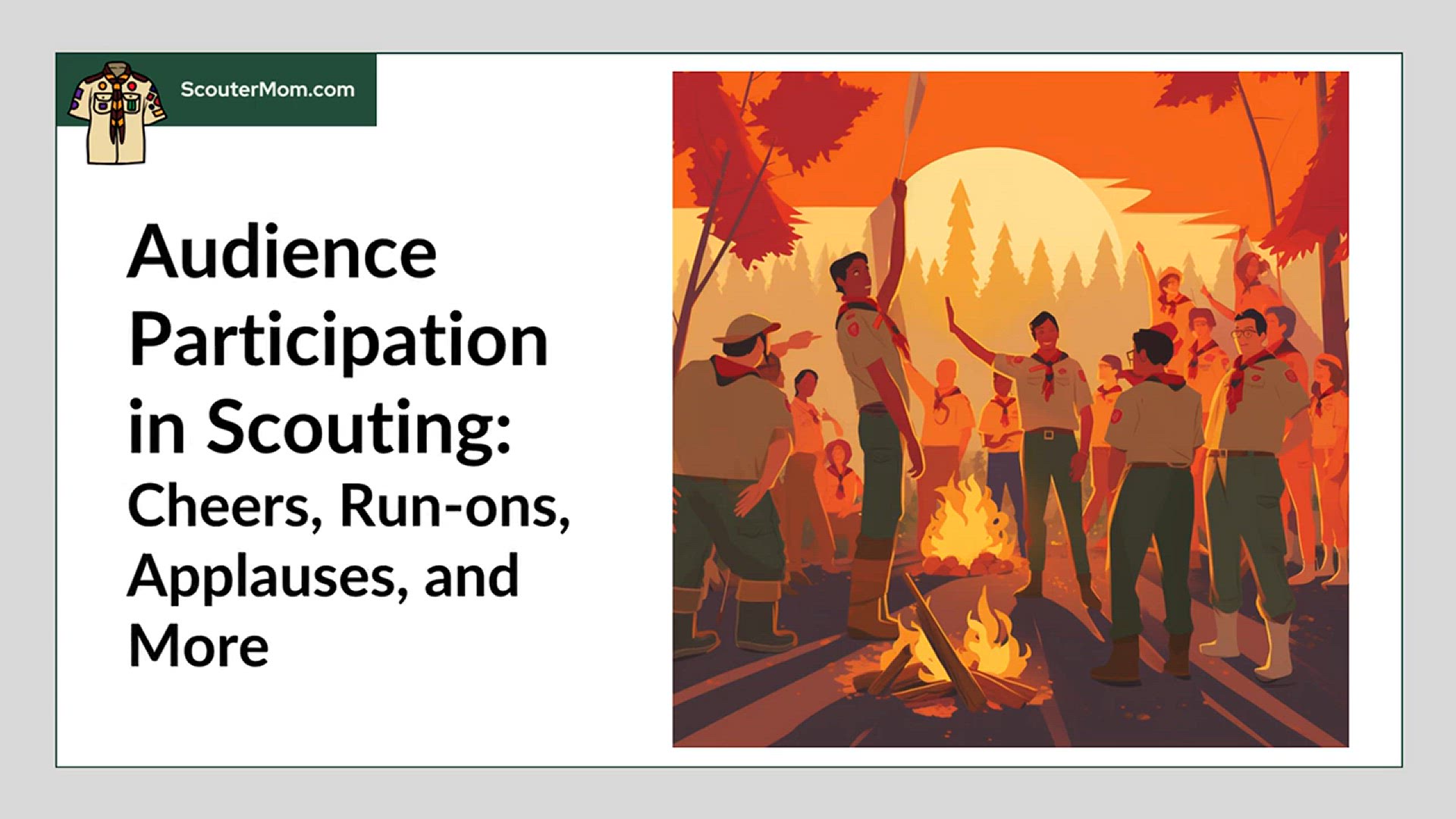 'Video thumbnail for Audience Participation in Scouting: Cheers, Run ons, Applauses, and More'