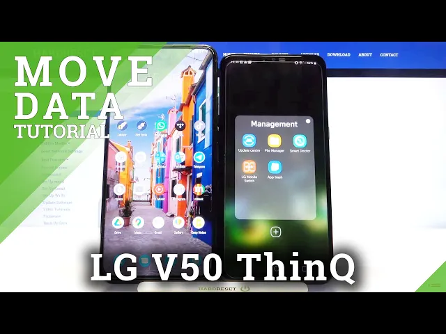 Video thumbnail for How to Transfer Data from Android to LG V50 ThinQ - LG Mobile Switch