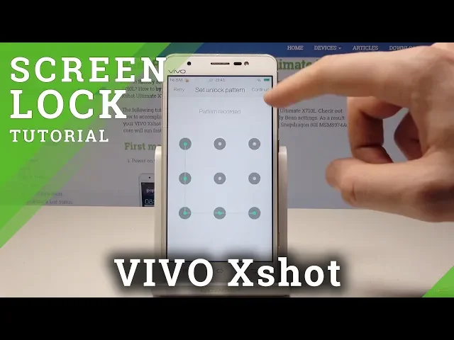 Video thumbnail for VIVO Xshot HOW TO ADD SCREEN LOCK