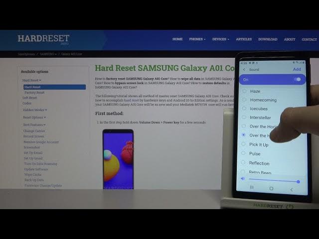 Video thumbnail for Samsung Galaxy A01 Core Listen All Alarm Tones