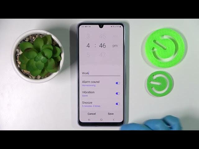 Video thumbnail for How to Set Up Alarm Clock on Samsung Galaxy A33 - Manage Alarm Settings