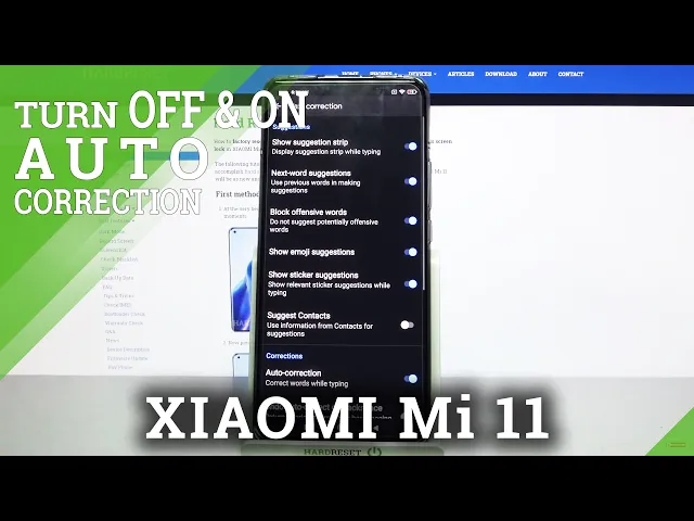 Video thumbnail for How to Enter Text Correction Options in XIAOMI Mi 11 – Find Text Correction Options