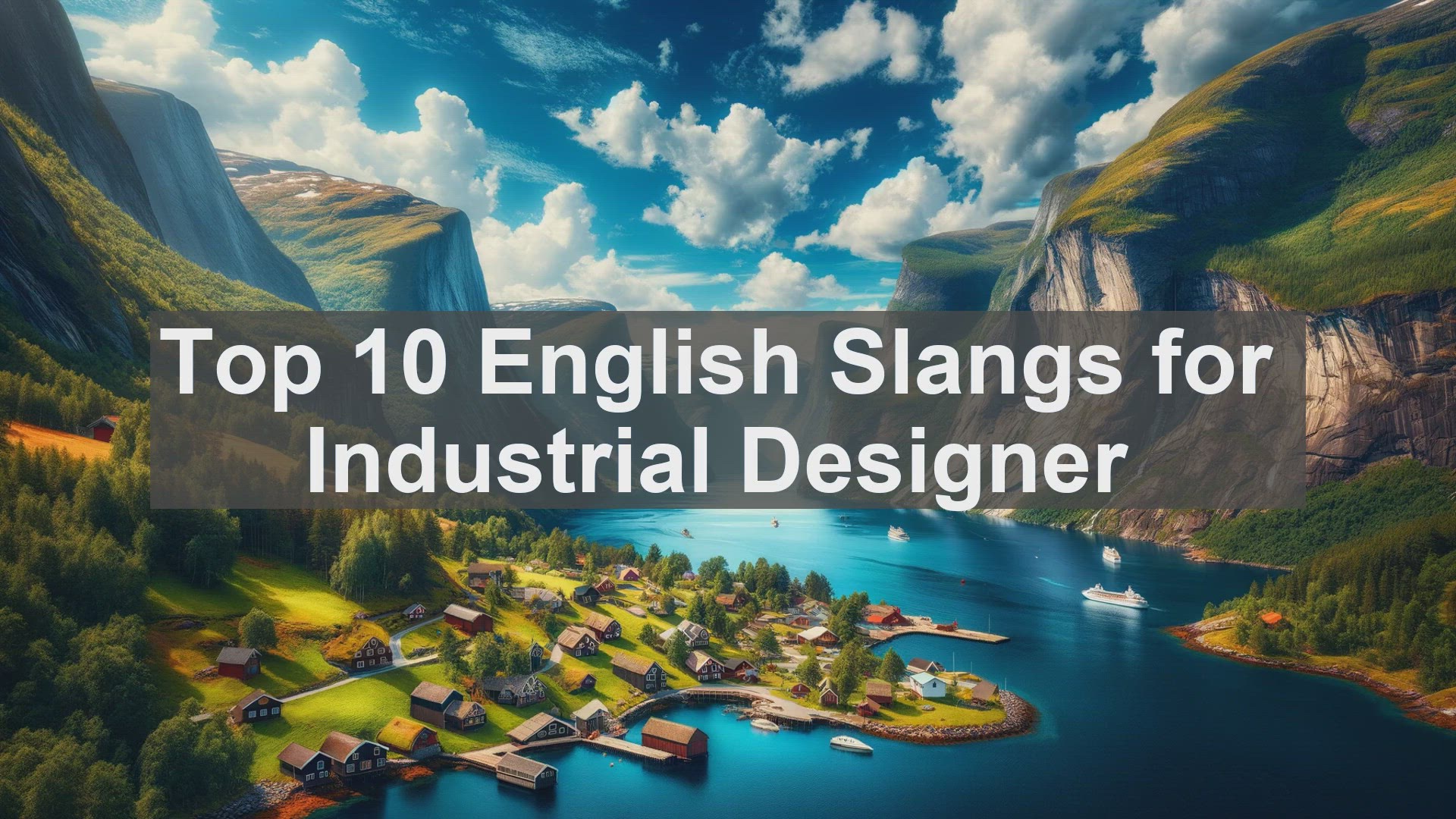 'Video thumbnail for Top 10 English Slangs for Industrial Designer'