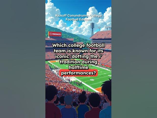 Video thumbnail for Kickoff Conundrums: College Football Edition!